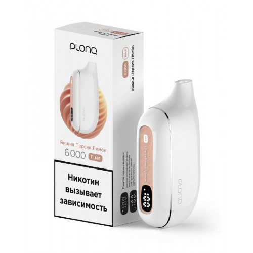 Электронная сигарета Plonq Max Cherry Peach Lemon (Плонг Макс Вишня Персик Лимон)